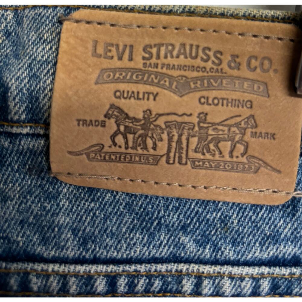 Levi’s 550 Relaxed Fit Jeans Made in USA Vintage W38 L30 Tapered Leg Blue New - Picture 7 of 13